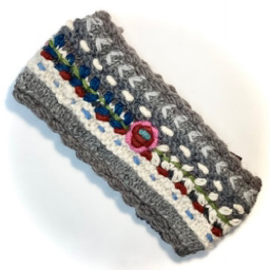 Wool Headband Grey