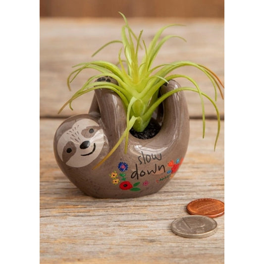 Sloth Fake Plant Holder