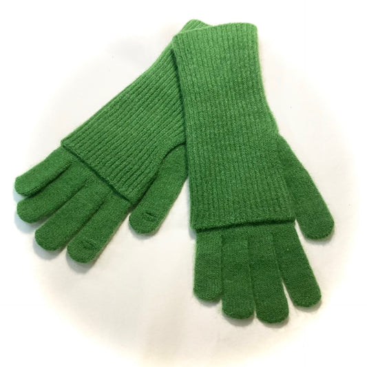 Finger Pull Over Gloves - Green