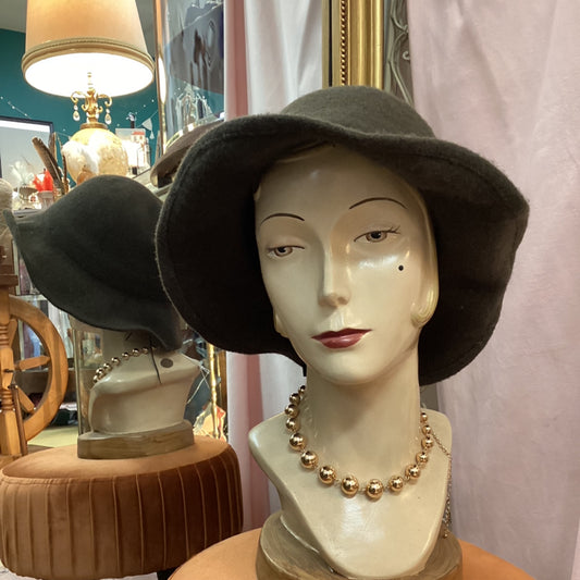 Green Felt Wool Hat