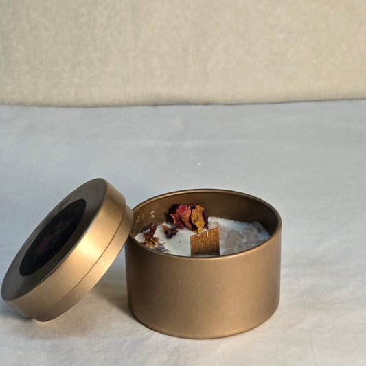 Medium Tin Candle LOVE