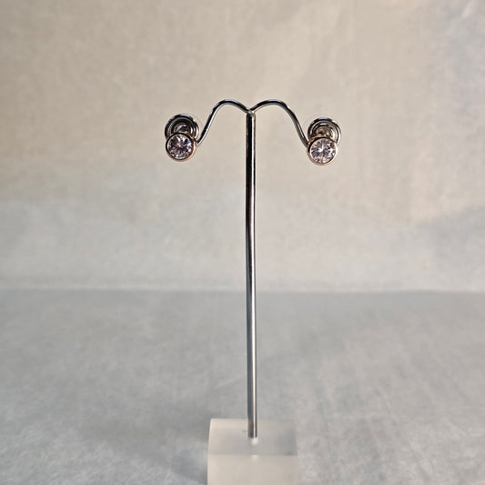 Rose Gold Stud and Crystal