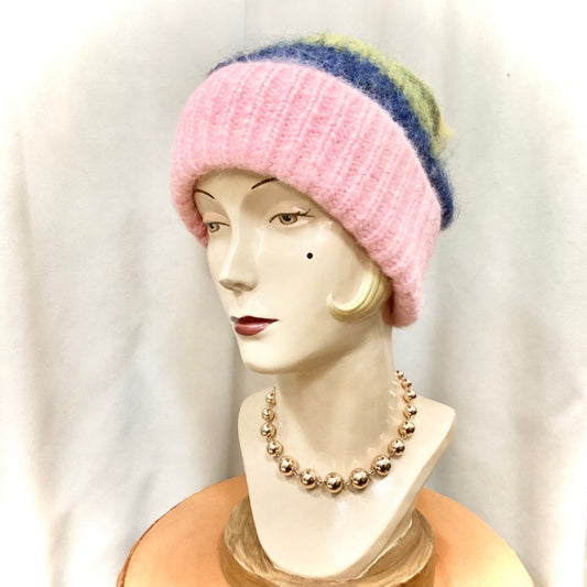 Emma Warm Beanie - Pink Multicoloured