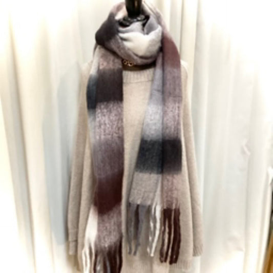 Willow Winter Scarf - Charcoal