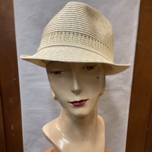 Light Small Brim Cream Summer Hat