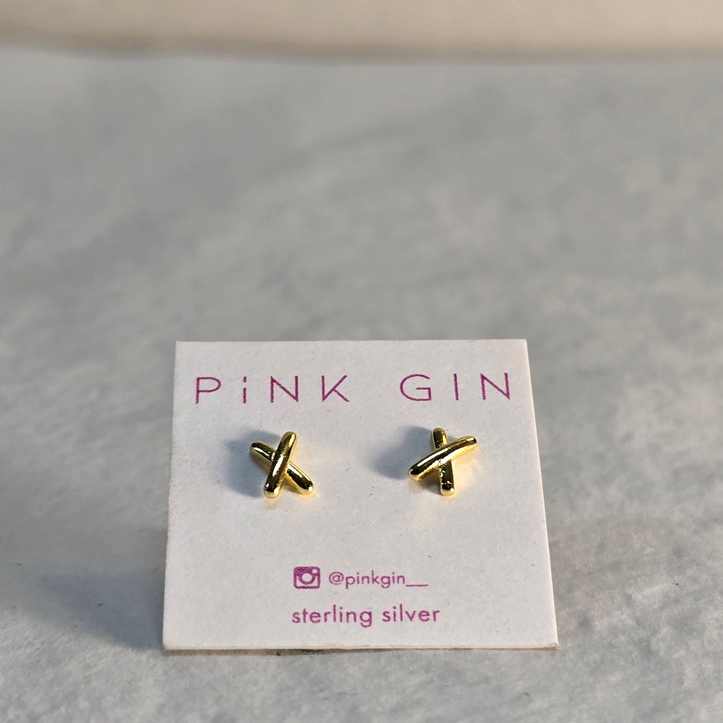 PG Tiny Silver Flower Studs