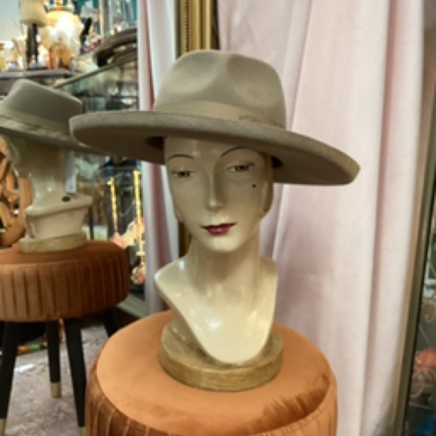 Large Wool Camel Hat