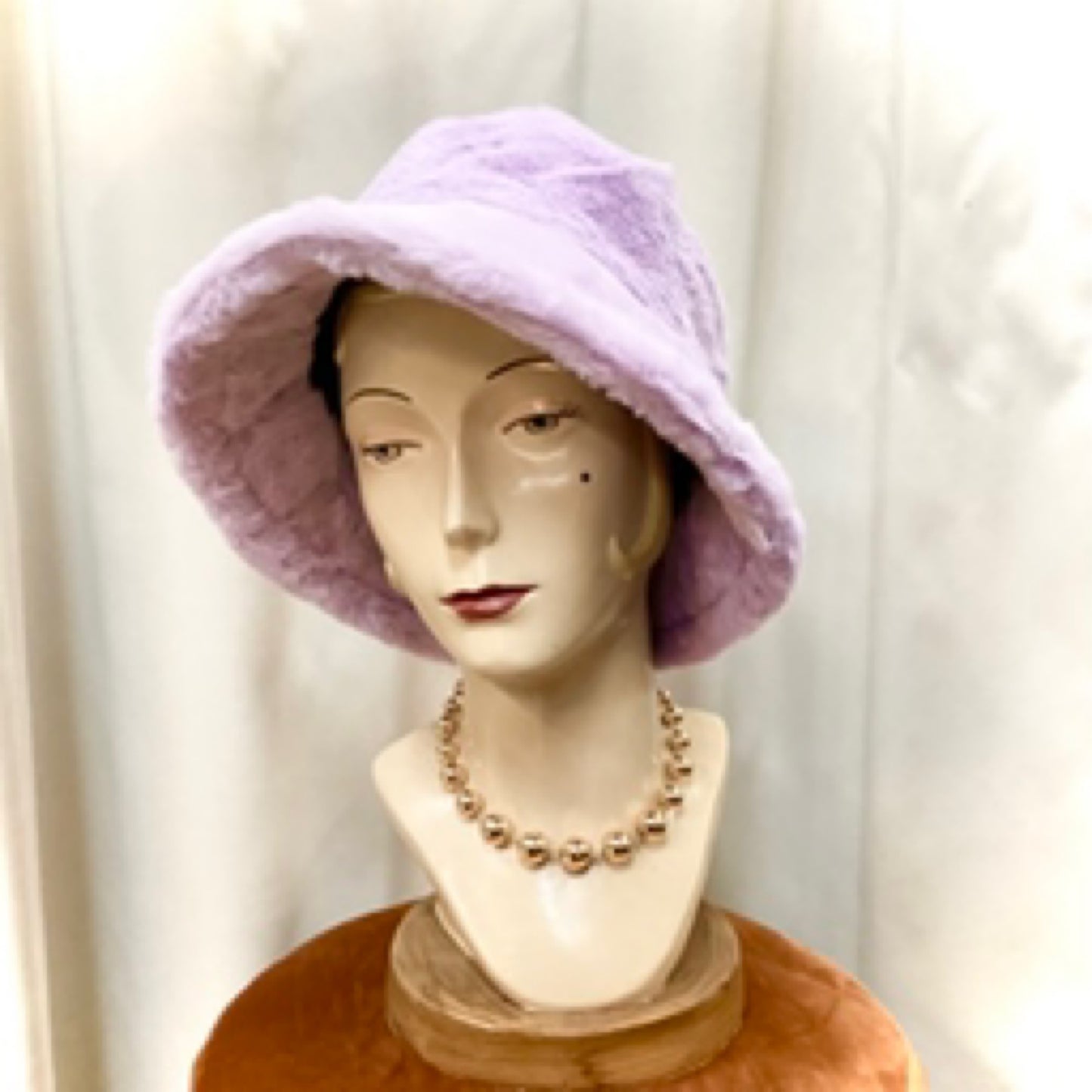 Fluffy Bucket Hat - Lilac