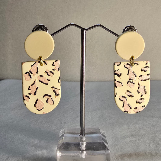 PG Clay Leopard Earrings