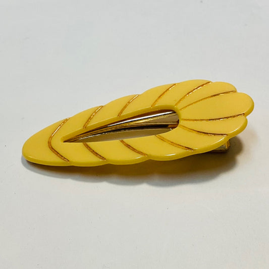 Hair Clip Yellow