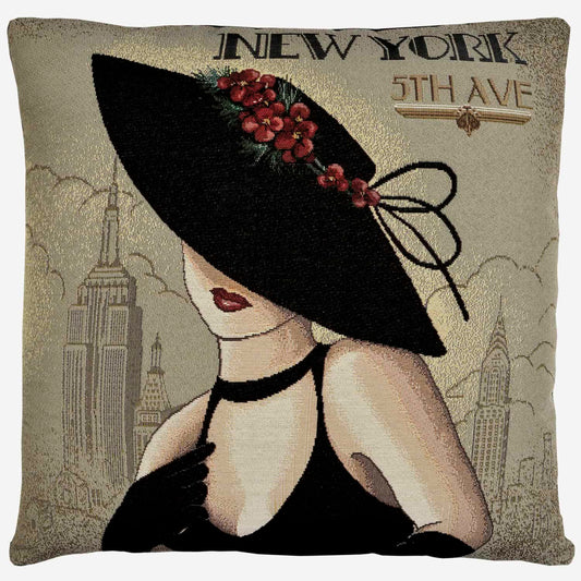 Hat New York Cushion