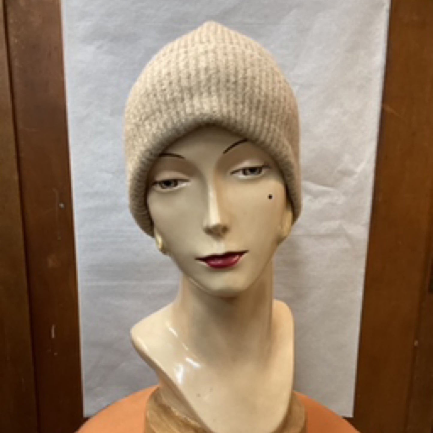 Tiger Tree Beanie - Beige
