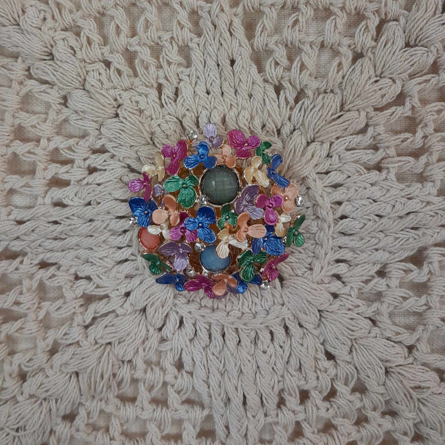 Flower Arrangement Brooch