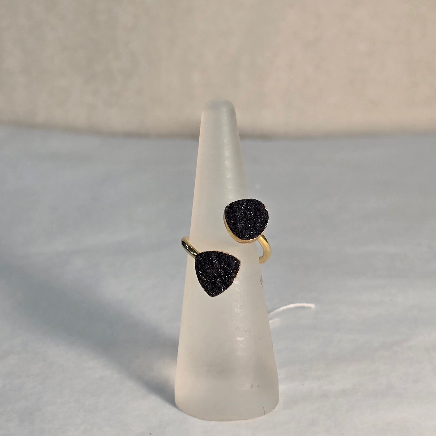 Gold Plated Black Ring