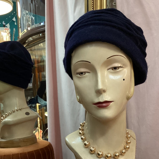 Wool Navy Beanie