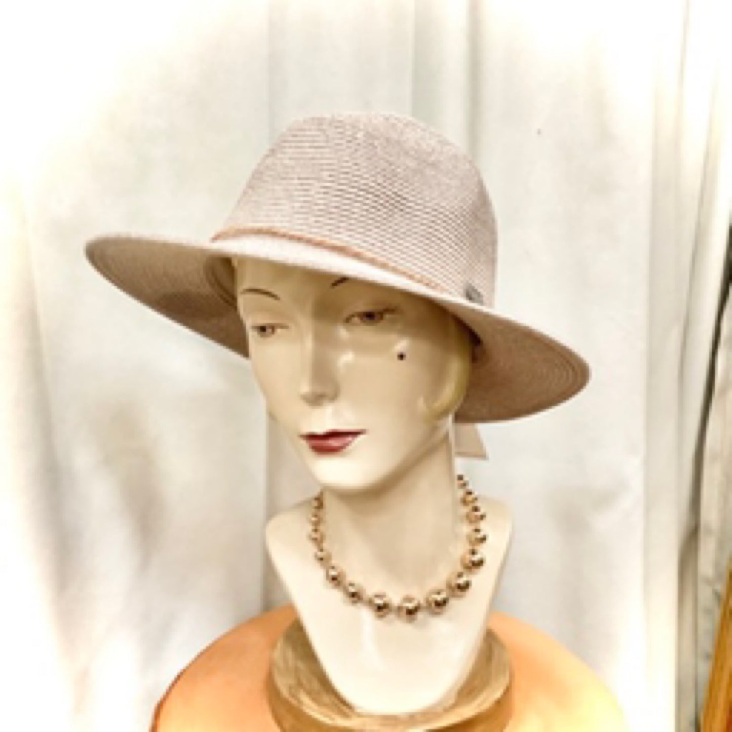 Avoca Flexibraid Fedora Sandstone Summer Hat