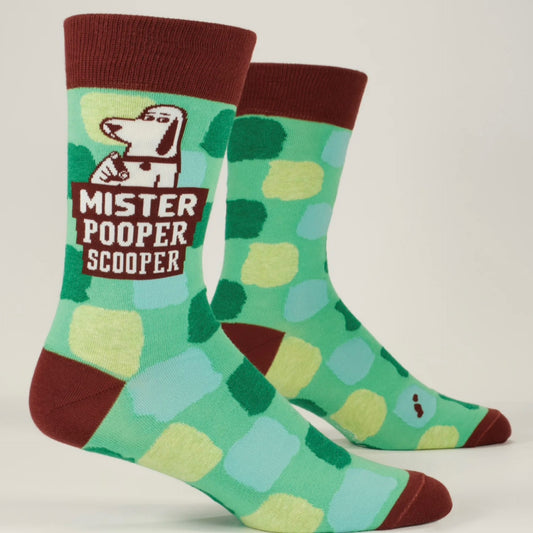 Blue Q Mr. Pooper Scooper Socks
