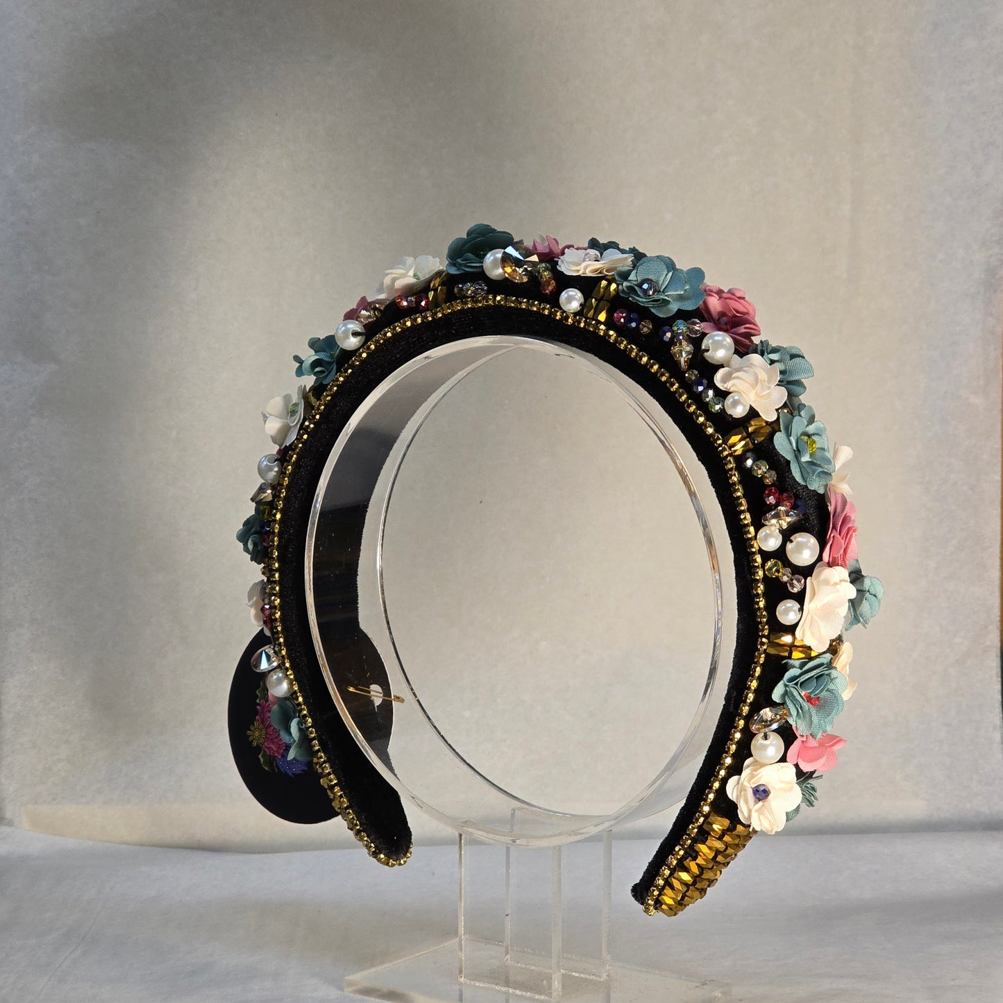 Velvet Garden Floral Headpiece