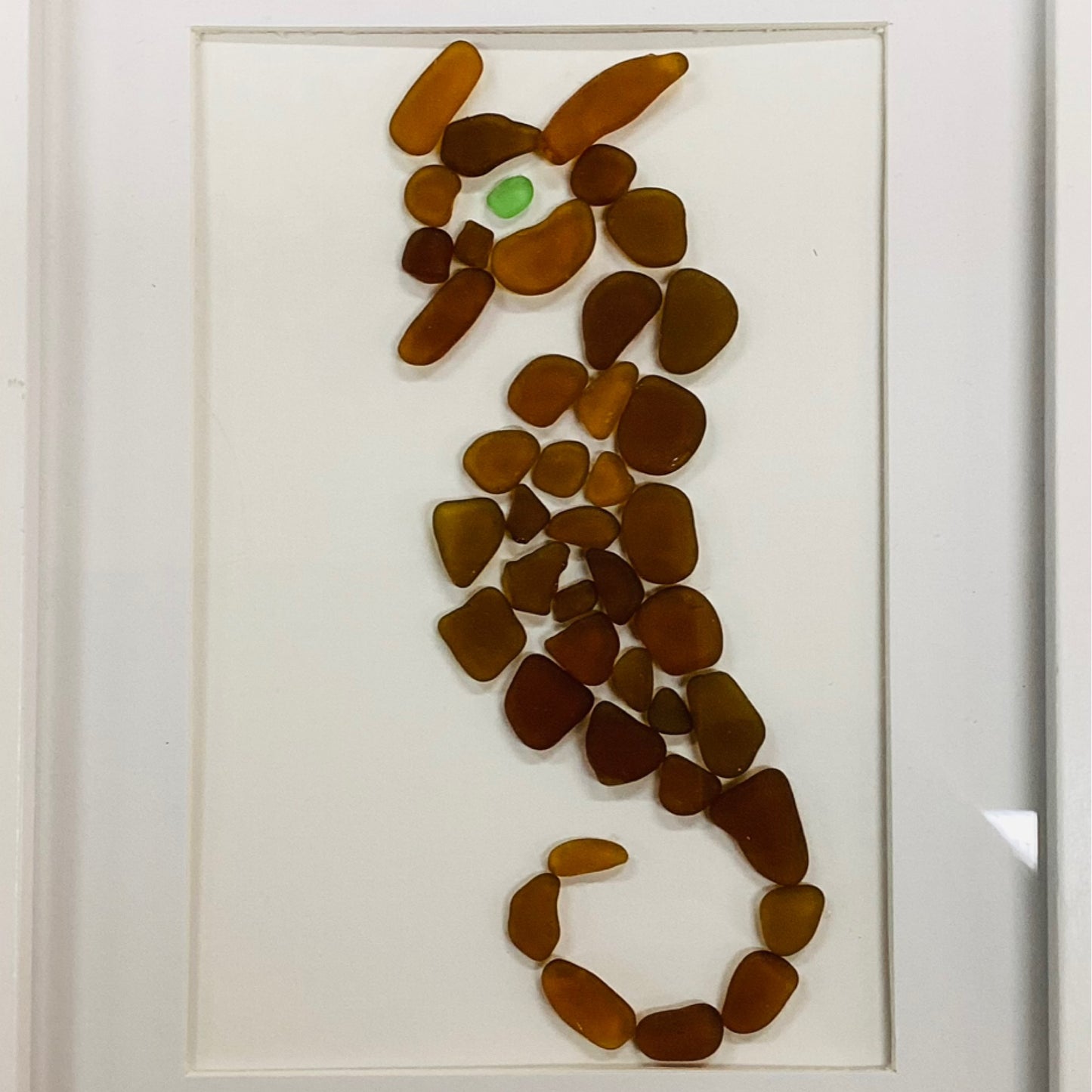 Seahorse Glass Artwork