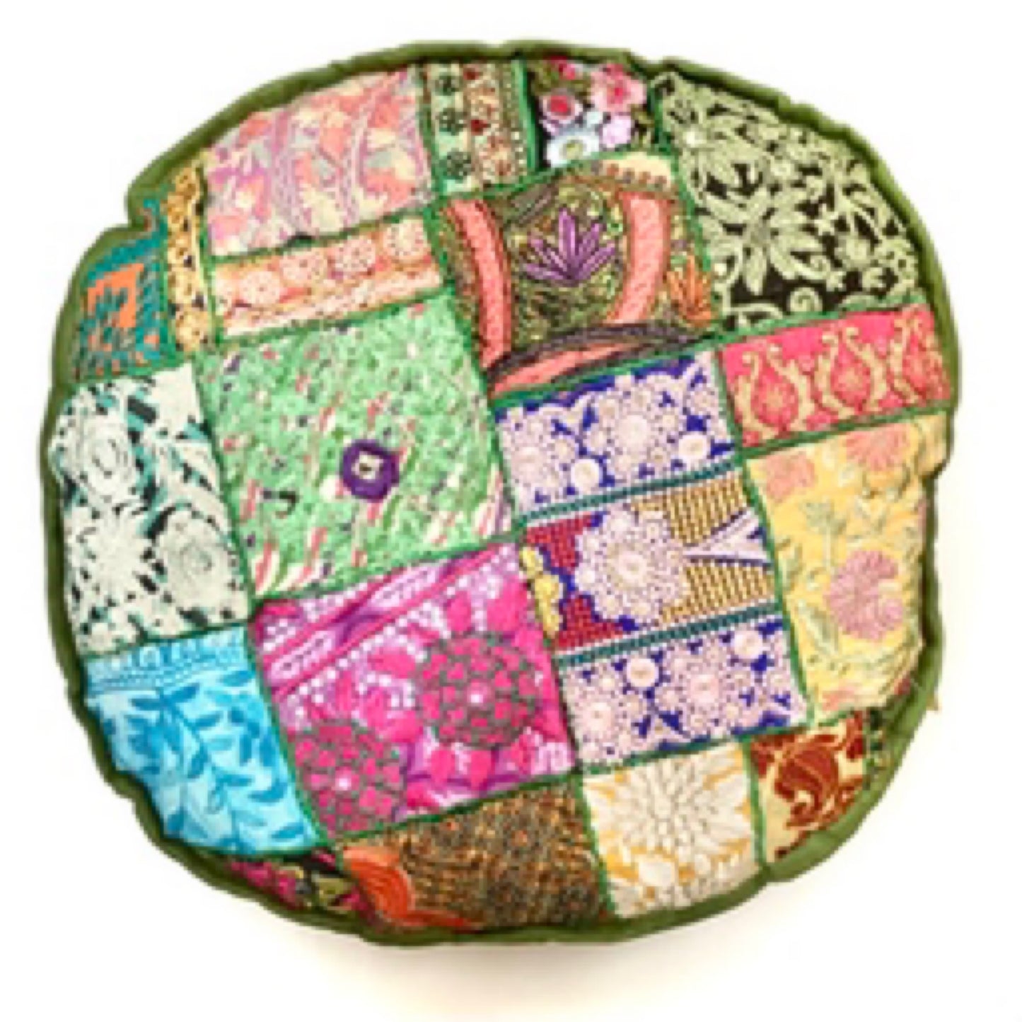 Cushion Pouf Green