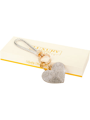 Key Ring - Silver Heart