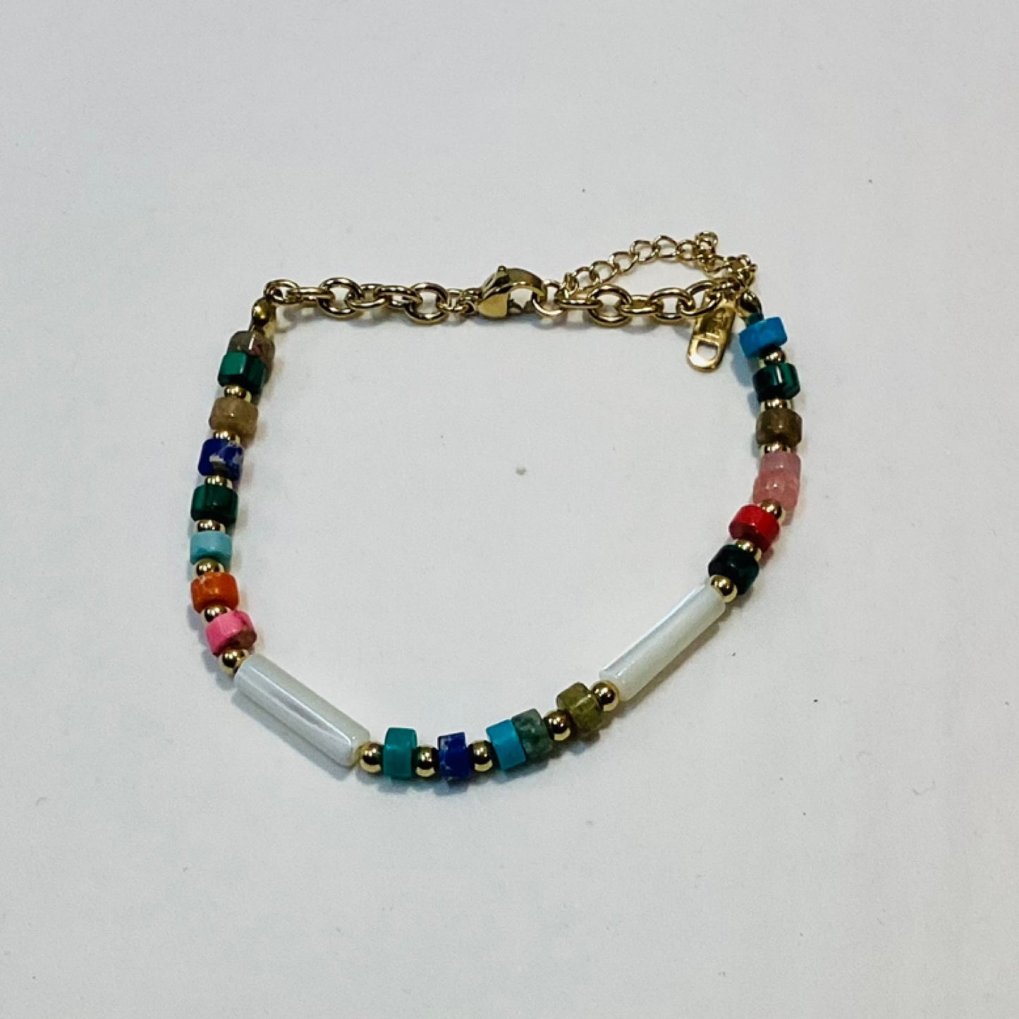 Rainbow Beaded Bracelet