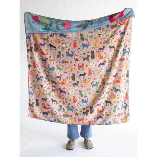 Reversible Cat Blanket