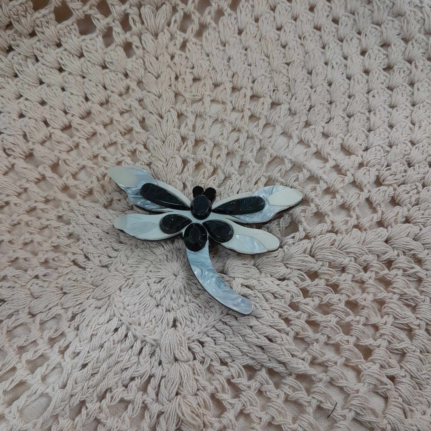 Large dragonfly brooch