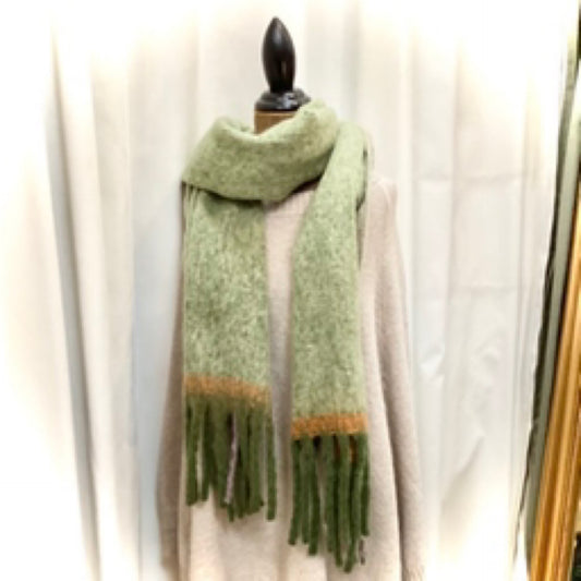 Grace Winter Scarf - Green