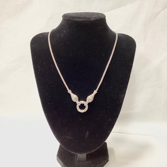 Marcasite and Sterling Silver Necklace