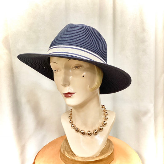 Canopy Bay Huntingdale Golf Fedora Hat - Navy