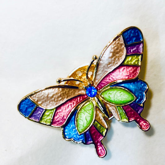 Magnet Brooch - Butterfly Pastel