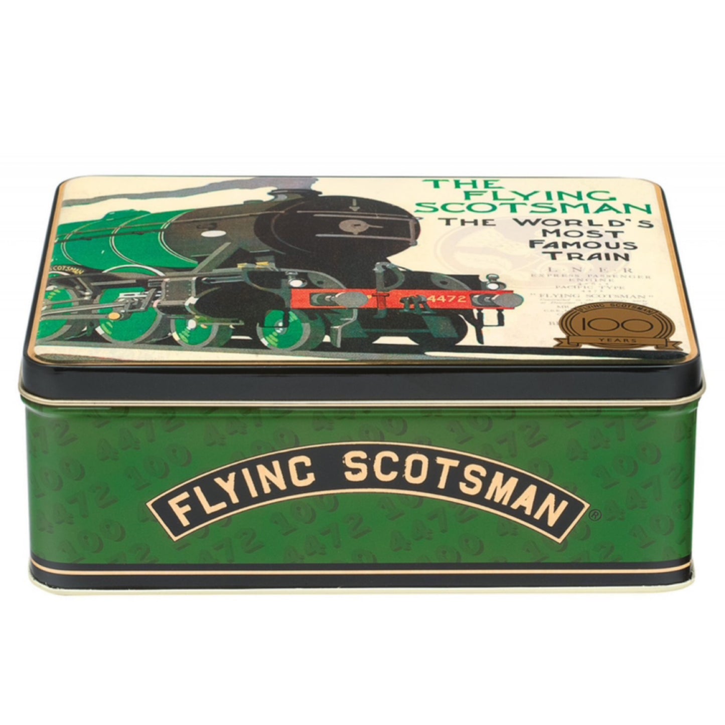 Scotsman Biscuit tin (flying)