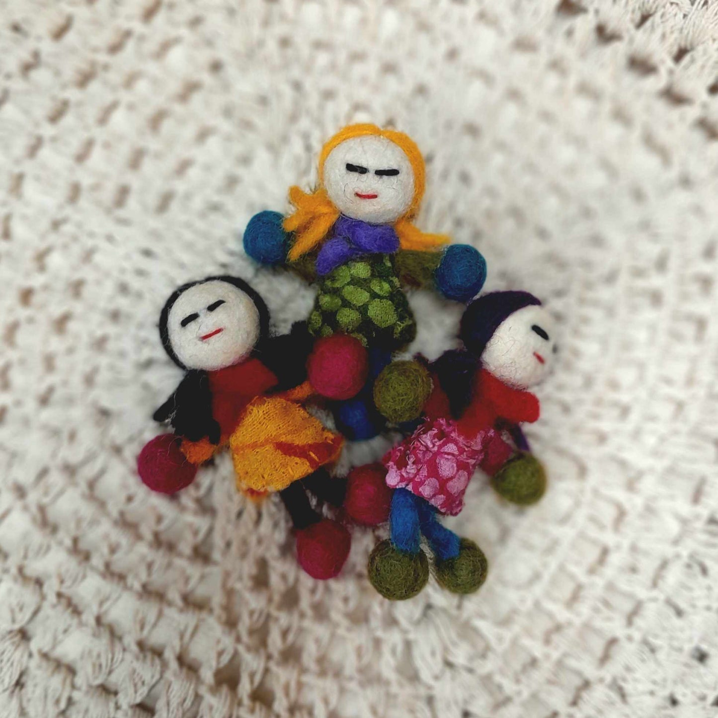 Felt Dool Brooche