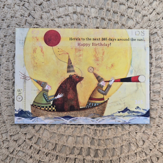 Sacredbee Card Bear And Map