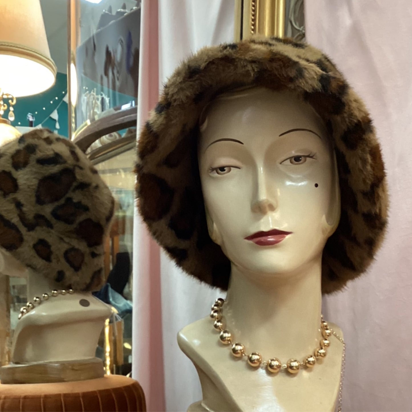 Fluffy Bucket Hat - Leopard