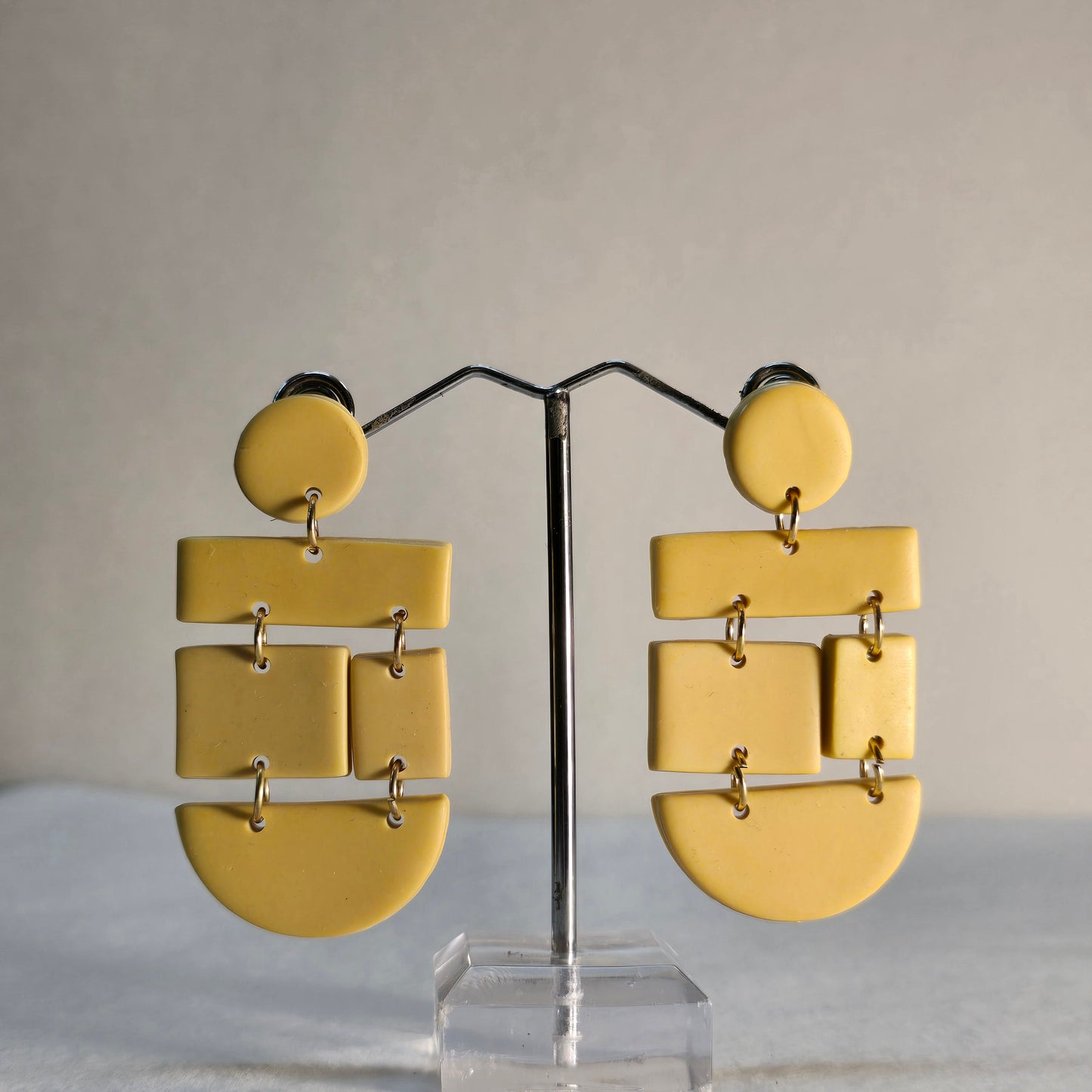 PG Yello Clay Earrings