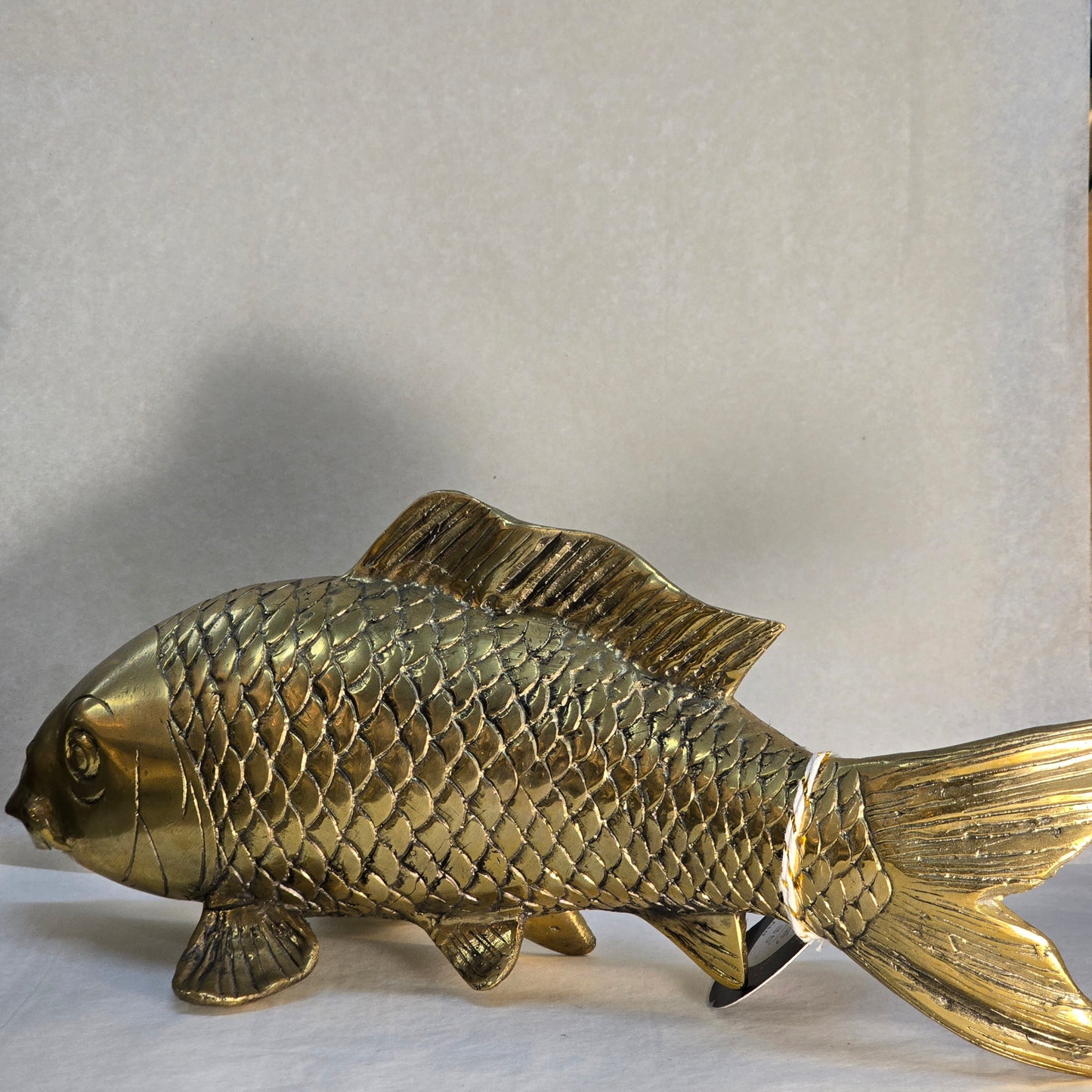 Large Brass Koi