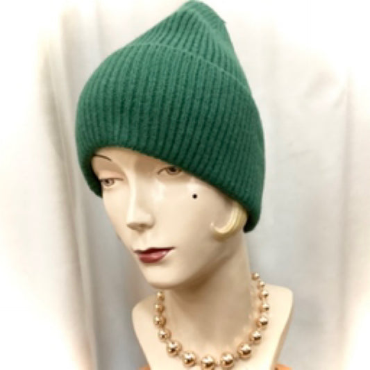 Knitted Beanie - Green