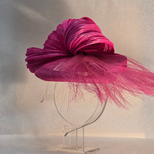 Hot Pink Fascinator
