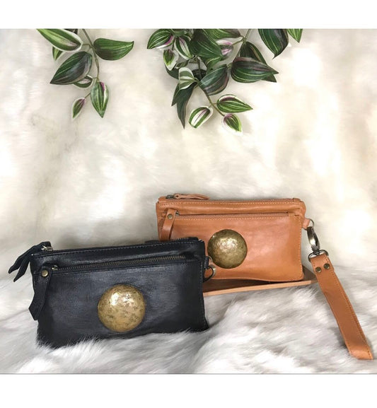 Brass Disc Wallet