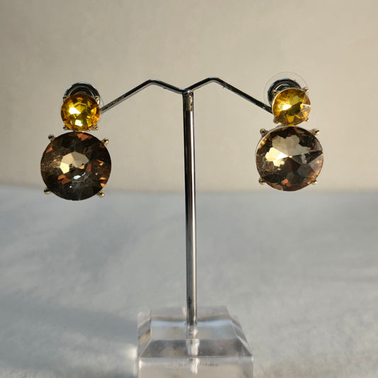 SA Warm Hues Crystal Earrings