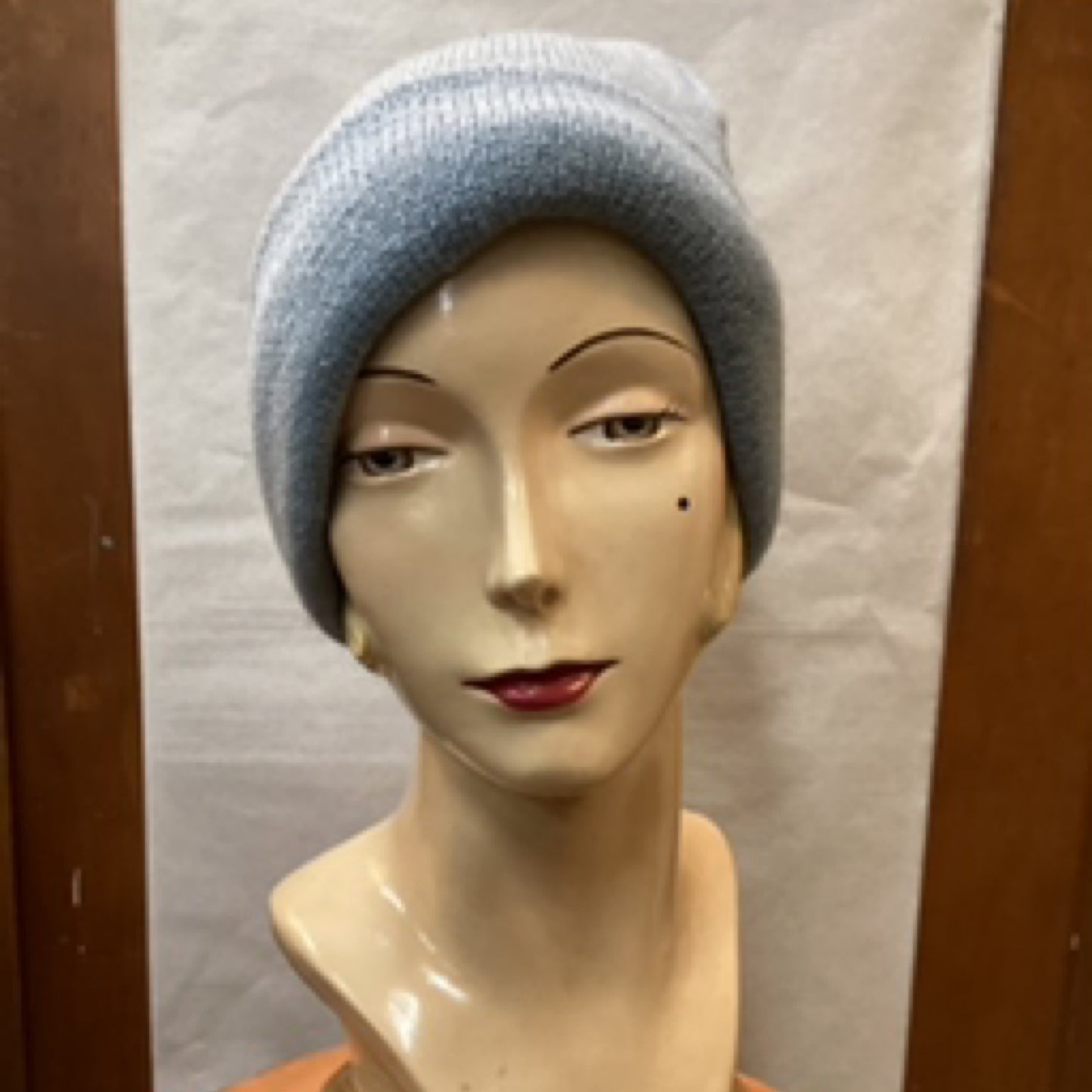 Wool Beanie and Fleece Pale Blue