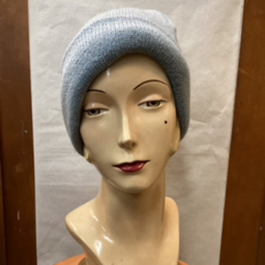 Wool Beanie and Fleece Pale Blue