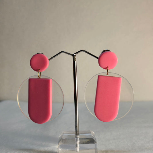 PG Pink Clay Earrings