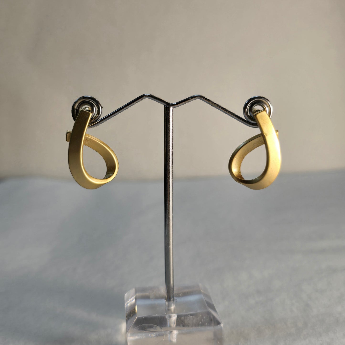 BS Golden Hoop Earrings