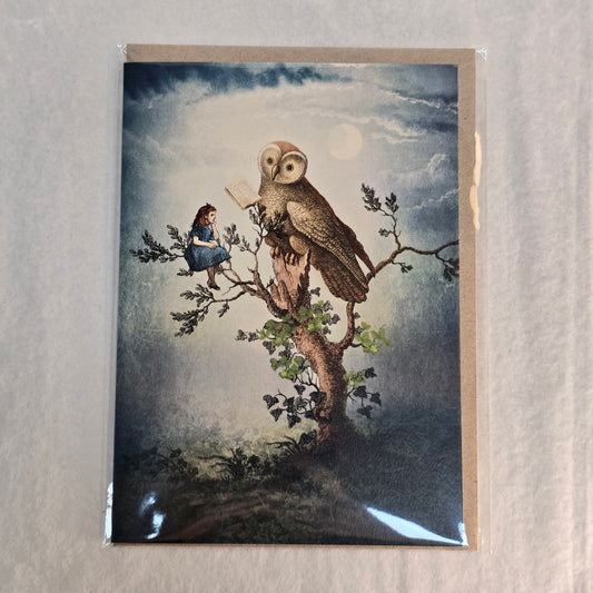 Nuovo Card - Owl in Tree