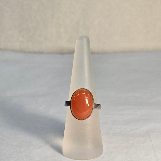 Carnelian SS Ring