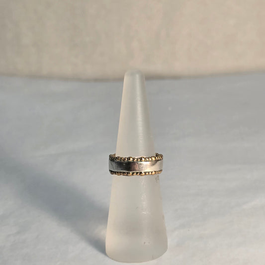 Gold and Silver Adjustable Ring Grace