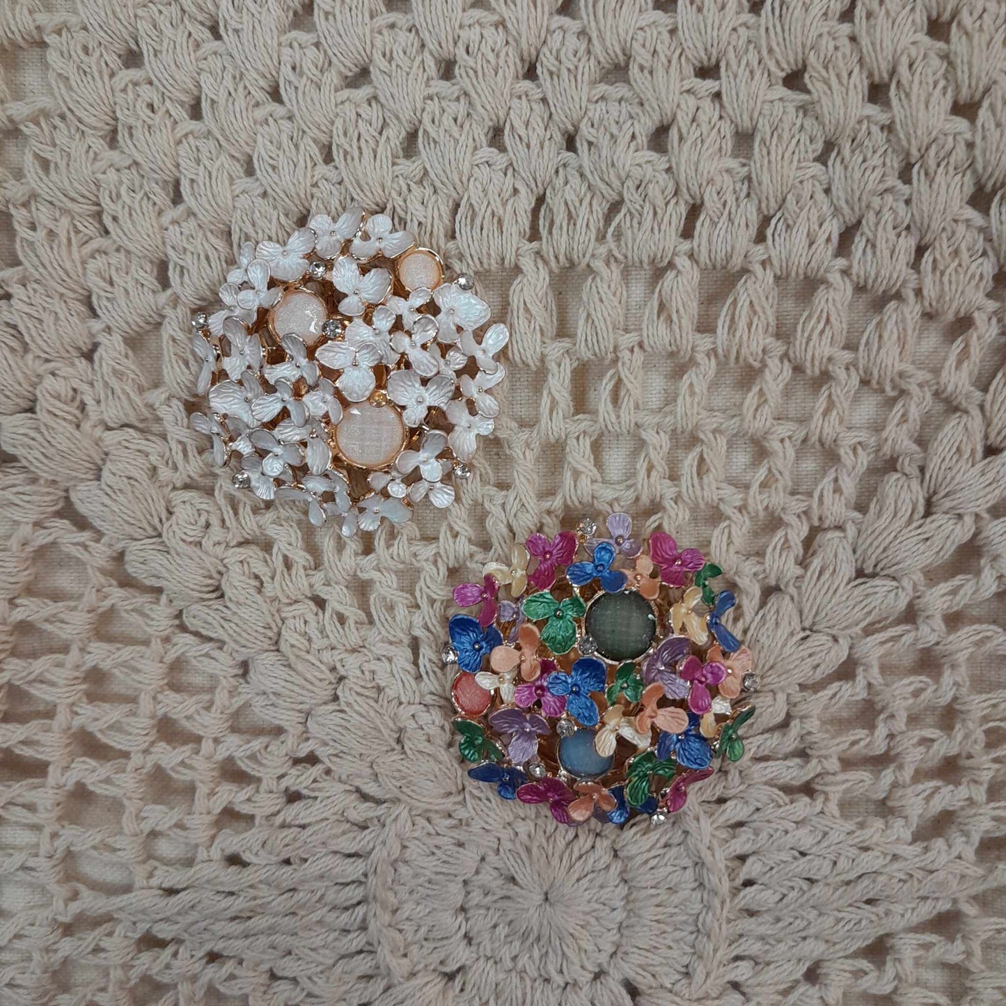 Flower Arrangement Brooch